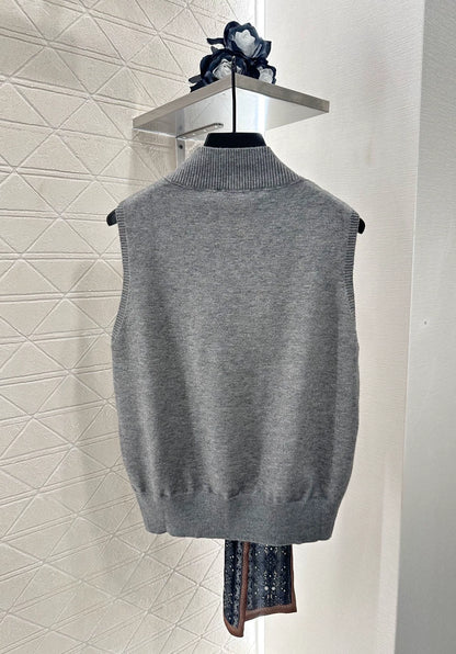 LO 25 Scarf Knit Vest