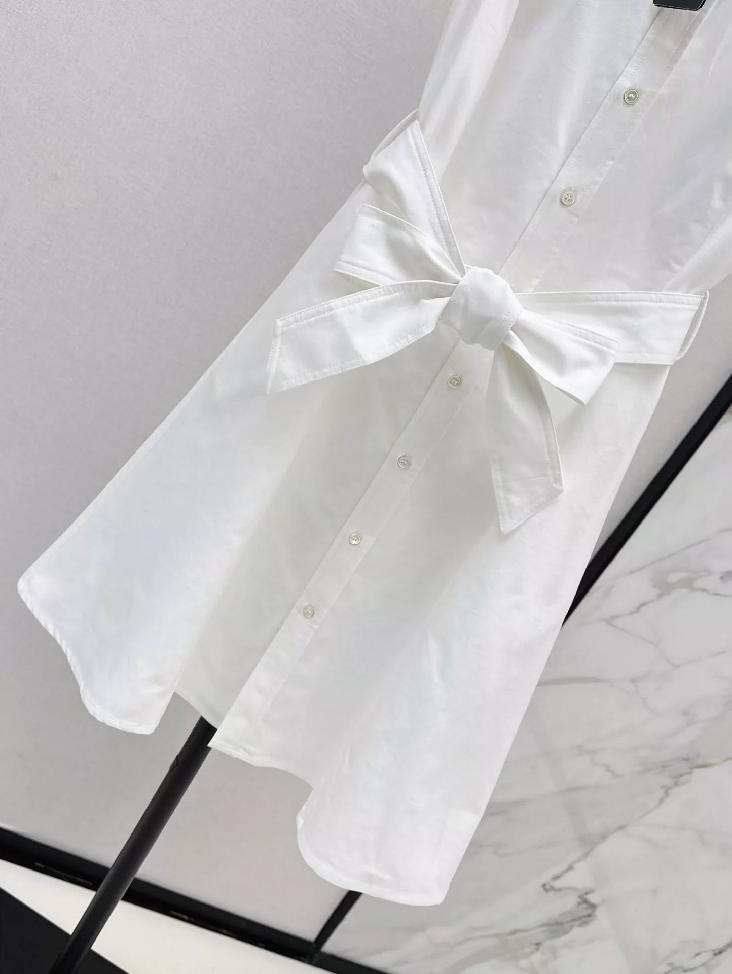 Ra 25 Spring Summer New Embroidery Lapel Sleeveless Dresses