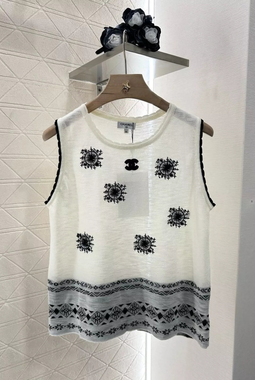 C 25 Summer New Embroidered Totem Ethnic Vest