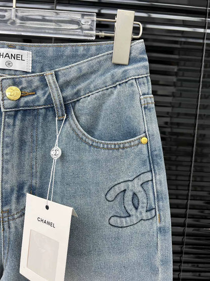 C 25 New Arrivals Straight-leg Pants High Waist Straight-leg Style