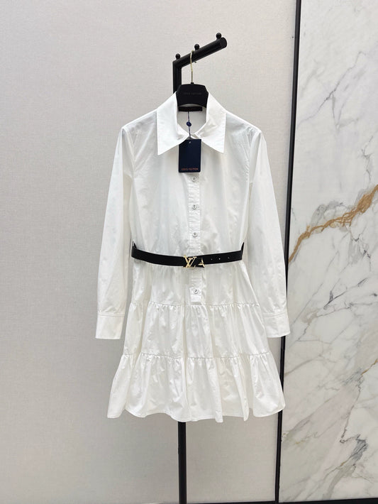 L 25 spring and summer new shirt dress