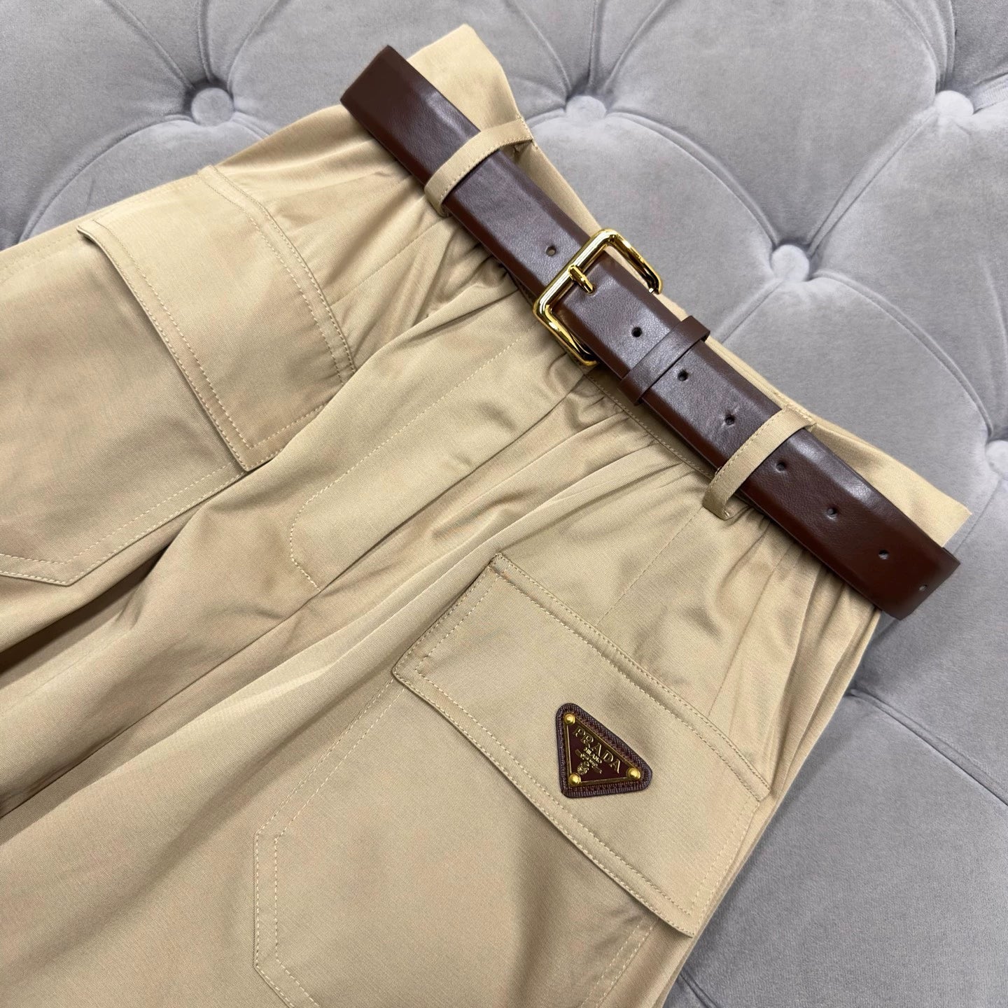 p 25 New Workwear Halter Skirt（black 、khaki）