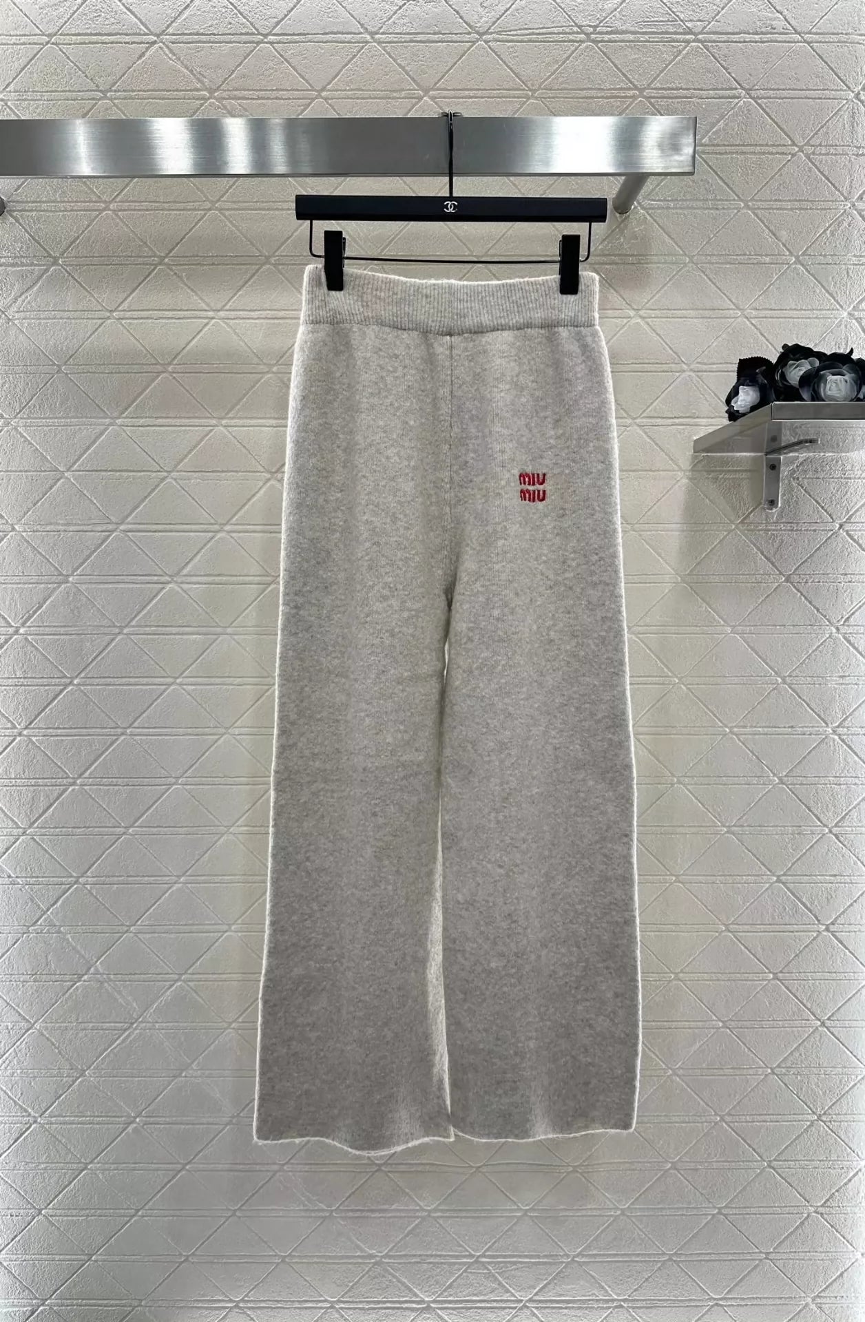 M 25fw Knitted Pullover Top and Pants Set