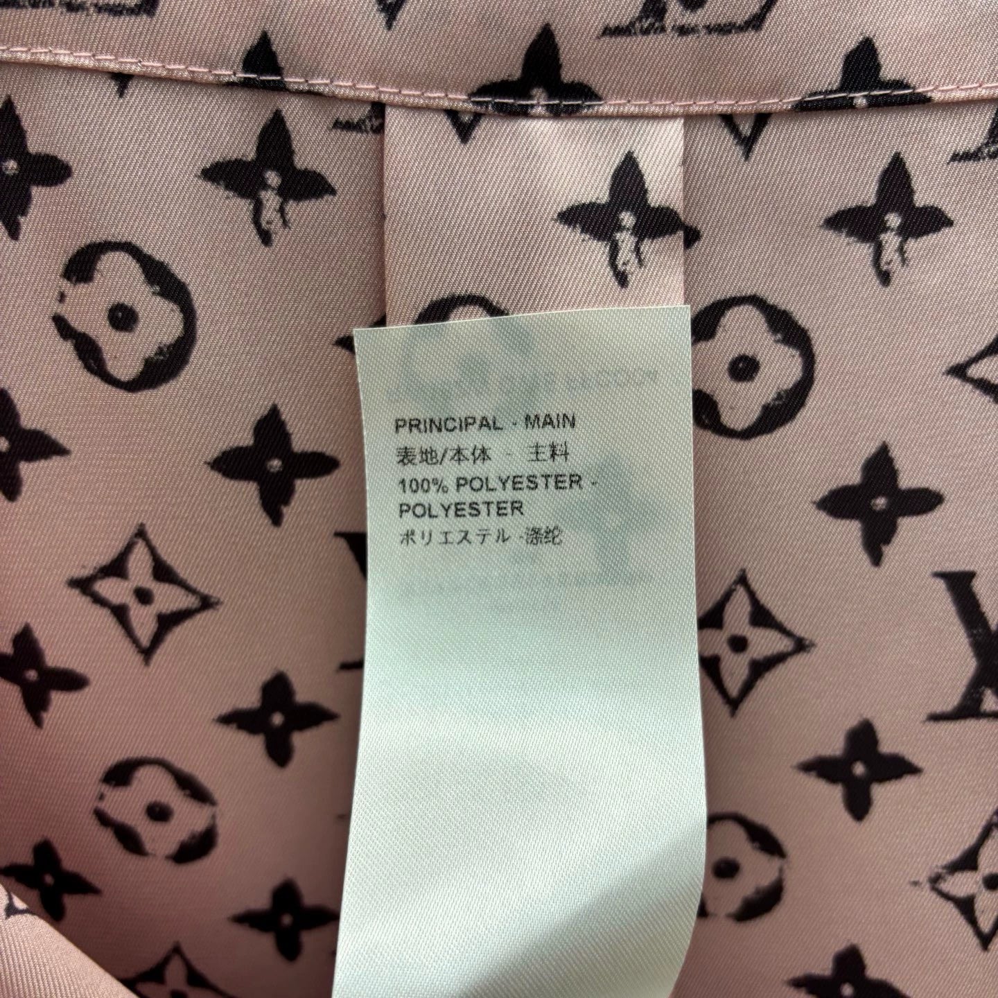 L 25 Spring/Summer New Pink Silk Shirt
