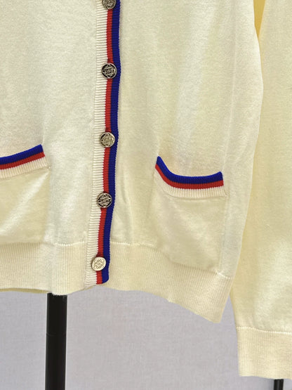 Lo 25 Embroidered decorative cardigan