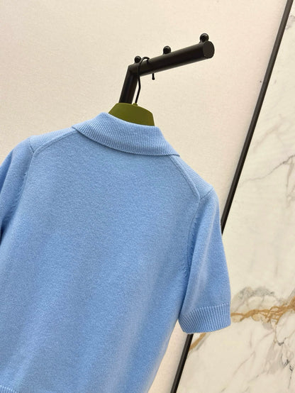 G 25 Spring/Summer Latest Lapel Short Sleeve Top