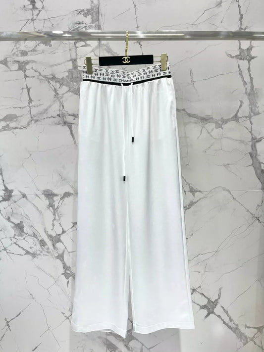 C 25 New Webbing Elastic Waist Drawstring Casual Pants