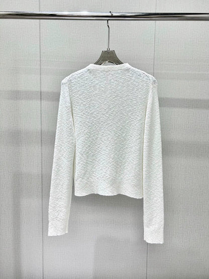 C 25 new grain texture knitted cardigan