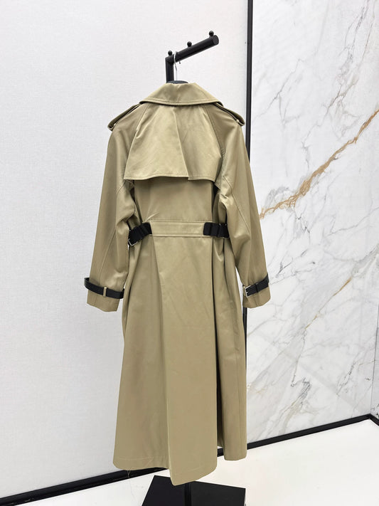 D 25fw long trench coat