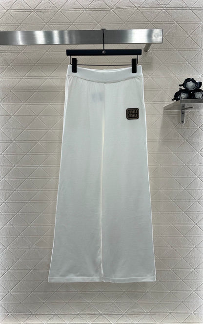 M 25 Shawl Collar Knit Top and Pants Set