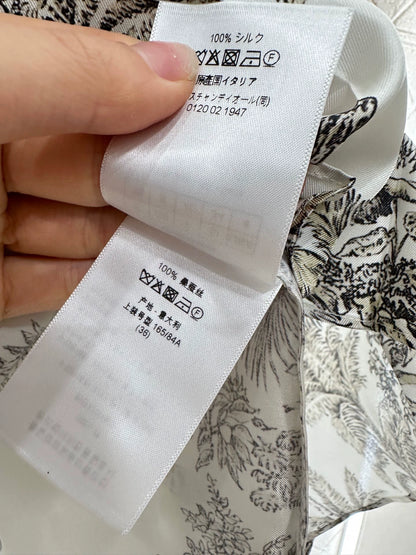 D 25 Printed silk shirt