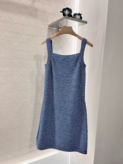 G 25 Spring new style Pocket knitted camisole dress