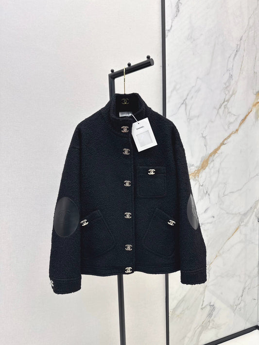C 24 New Leather Teddy Bear Jacket