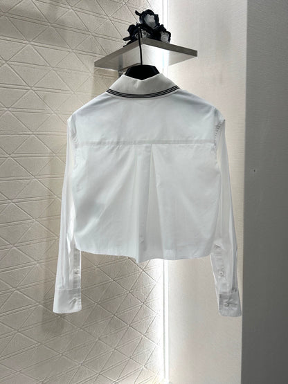 2025 Early Autumn New Arrival Short Shirt Pleated Short Skirt Suit