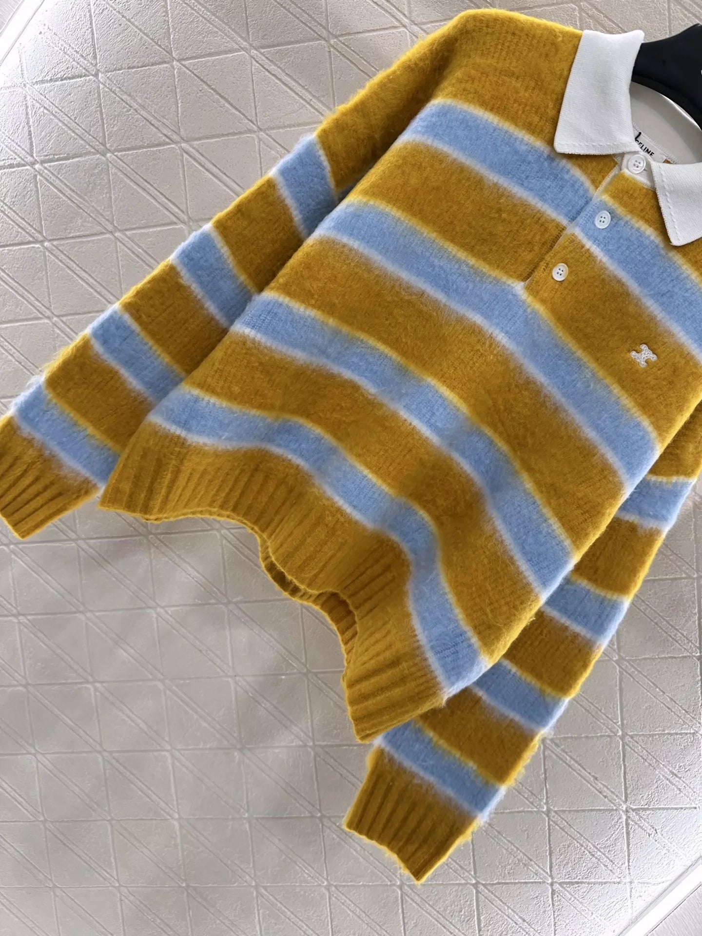 Ce 25 New Striped Polo Sweater