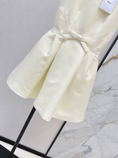 D 25 spring and summer newest bow sleeveless little dresses