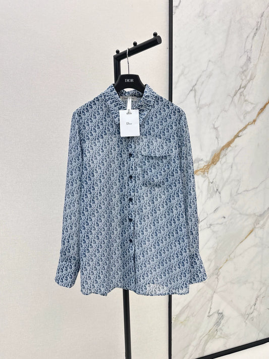 D 25 Spring/Summer Newest See-Through Blouse