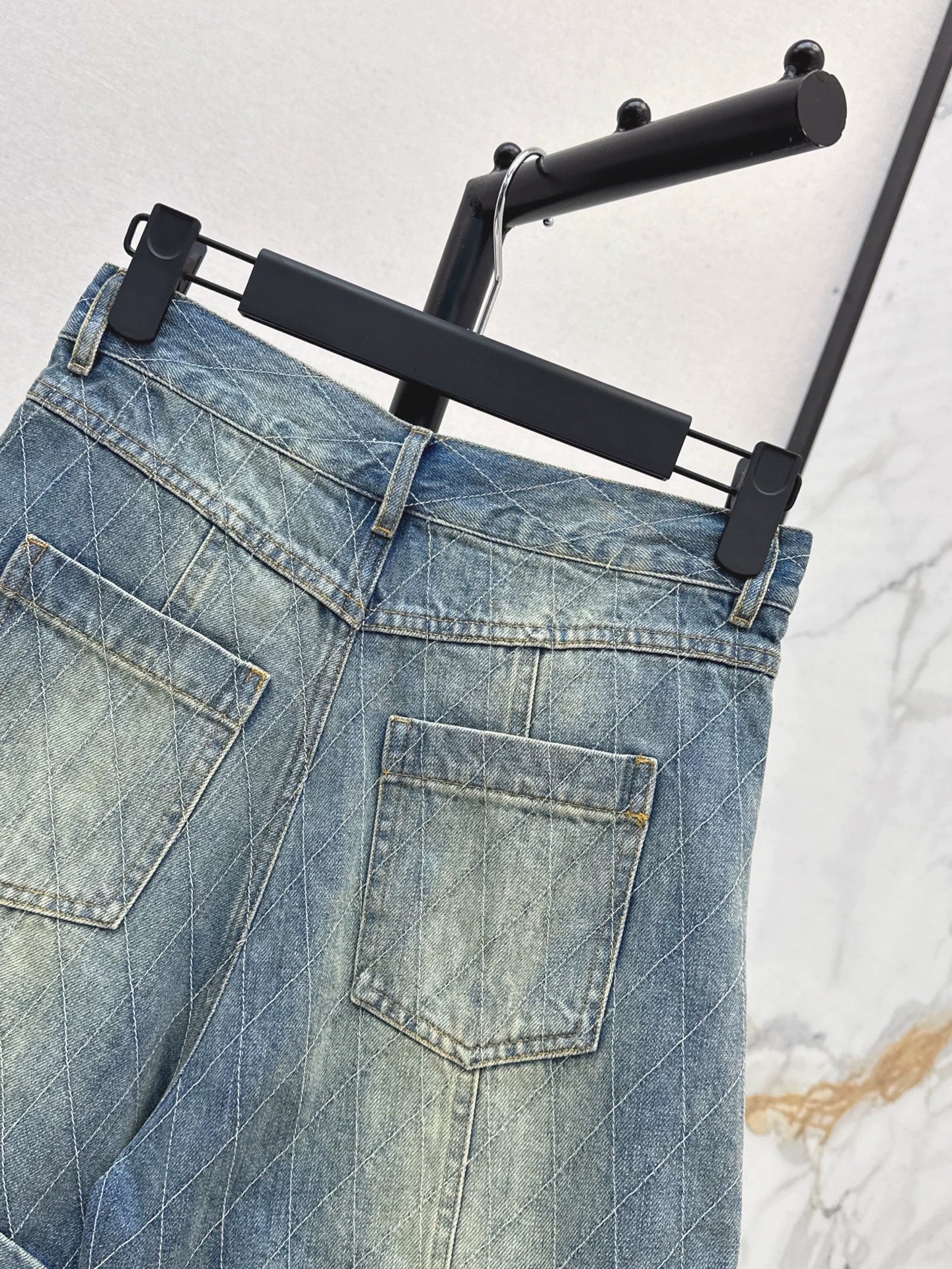 BA 25 Spring/Summer New Denim Rolled-Up Shorts