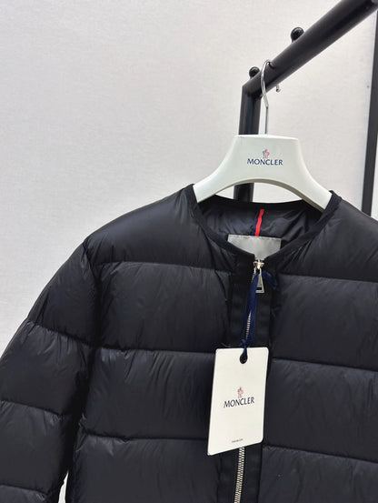 MON 25fw Simple round neck down jacket(BLACK/PINK/BROWN)