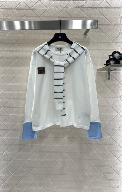 M 25 Shawl Collar Knit Top and Pants Set