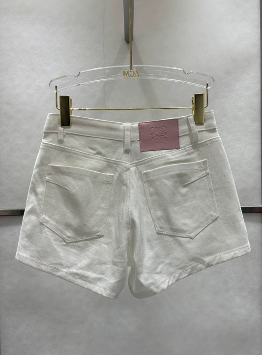 LO 25 Washed denim shorts