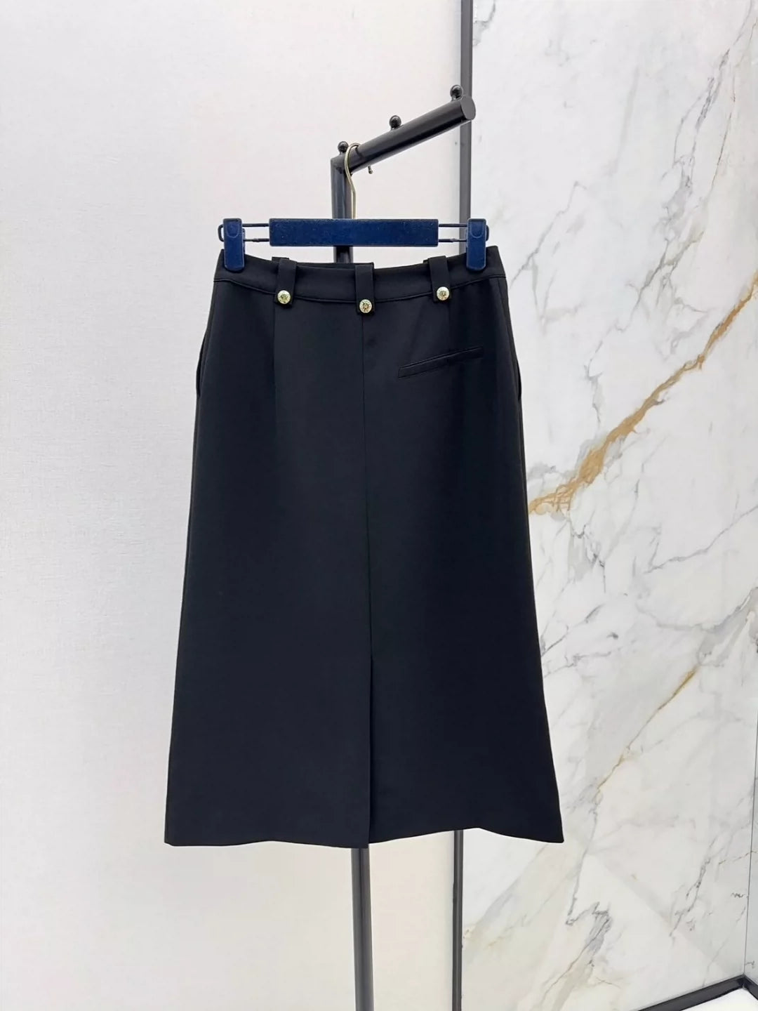 L 25 Spring/Summer New Zipper Split High Waist Half-body Skirt