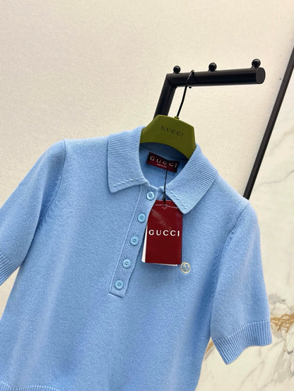 G 25 Spring/Summer Latest Lapel Short Sleeve Top