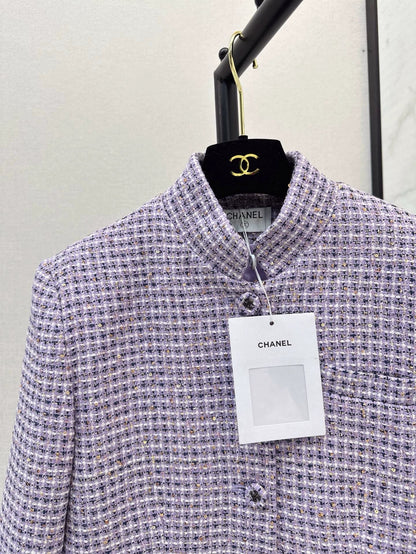 25 Le dernier manteau à carreaux tissé sur mesure au début du printemps 