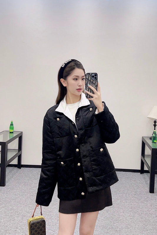 C 25 Jacquard silk cotton jacket