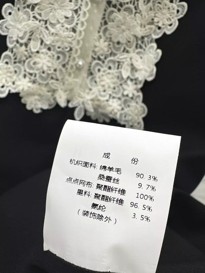 V 25 Spring/Summer Embroidered Lace Collar Doll Style Short Sleeve Dresses