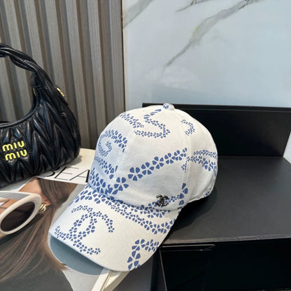 C 25 New Arrival Petal Print Cap
