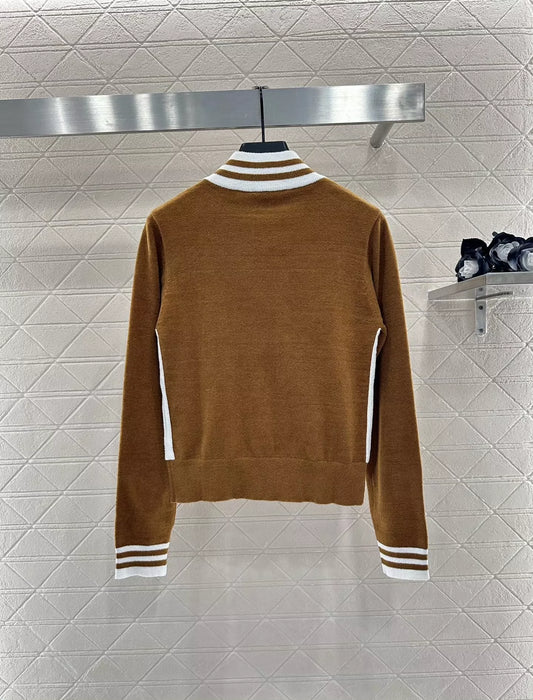 M 25 casual zipper cardigan