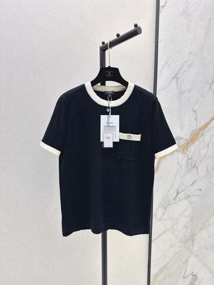 C 25 knitted short-sleeved top