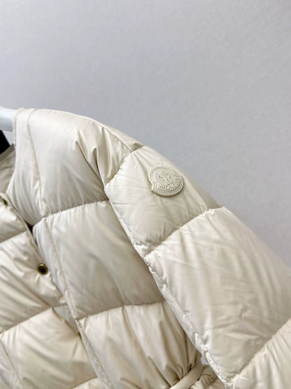 Mon 25fw New Puffer Crew Neck Down Jacket