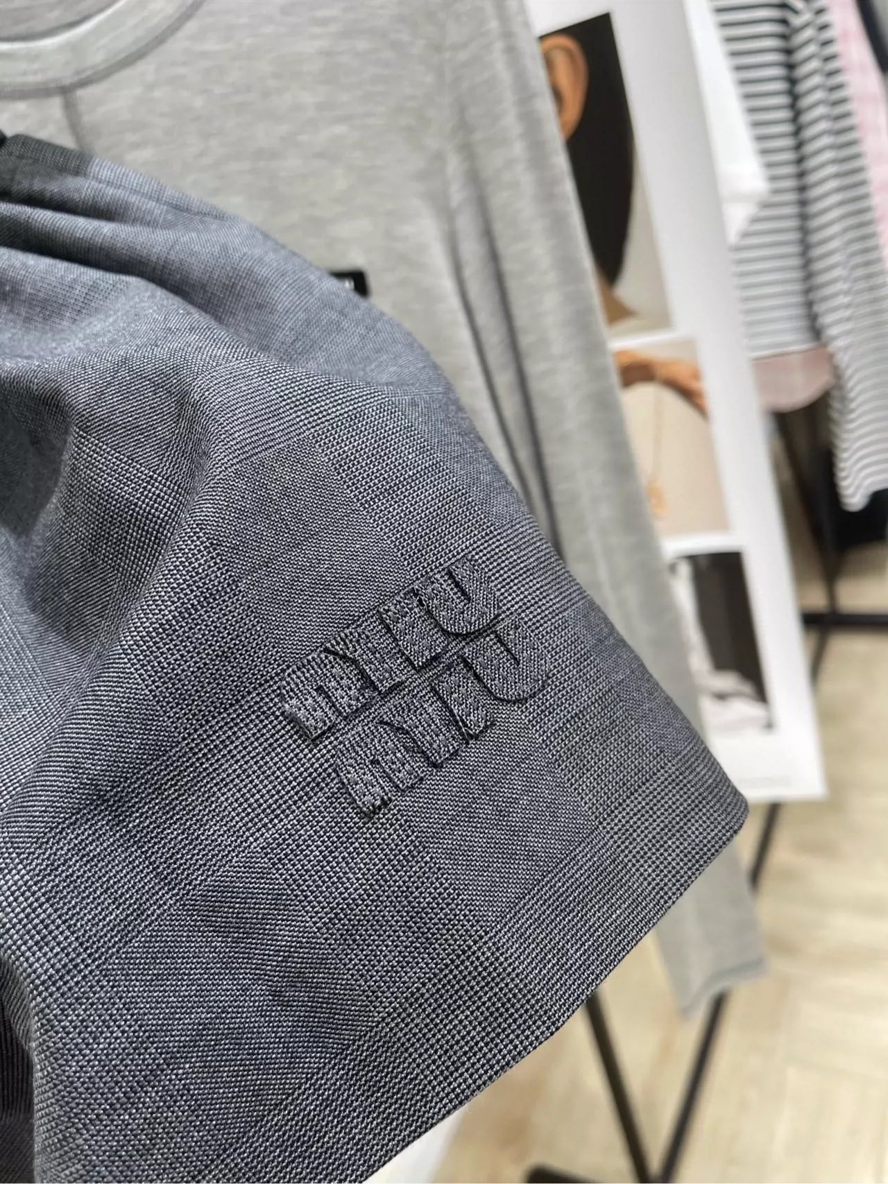 M 25 Gray Gingham Puffy Skirt