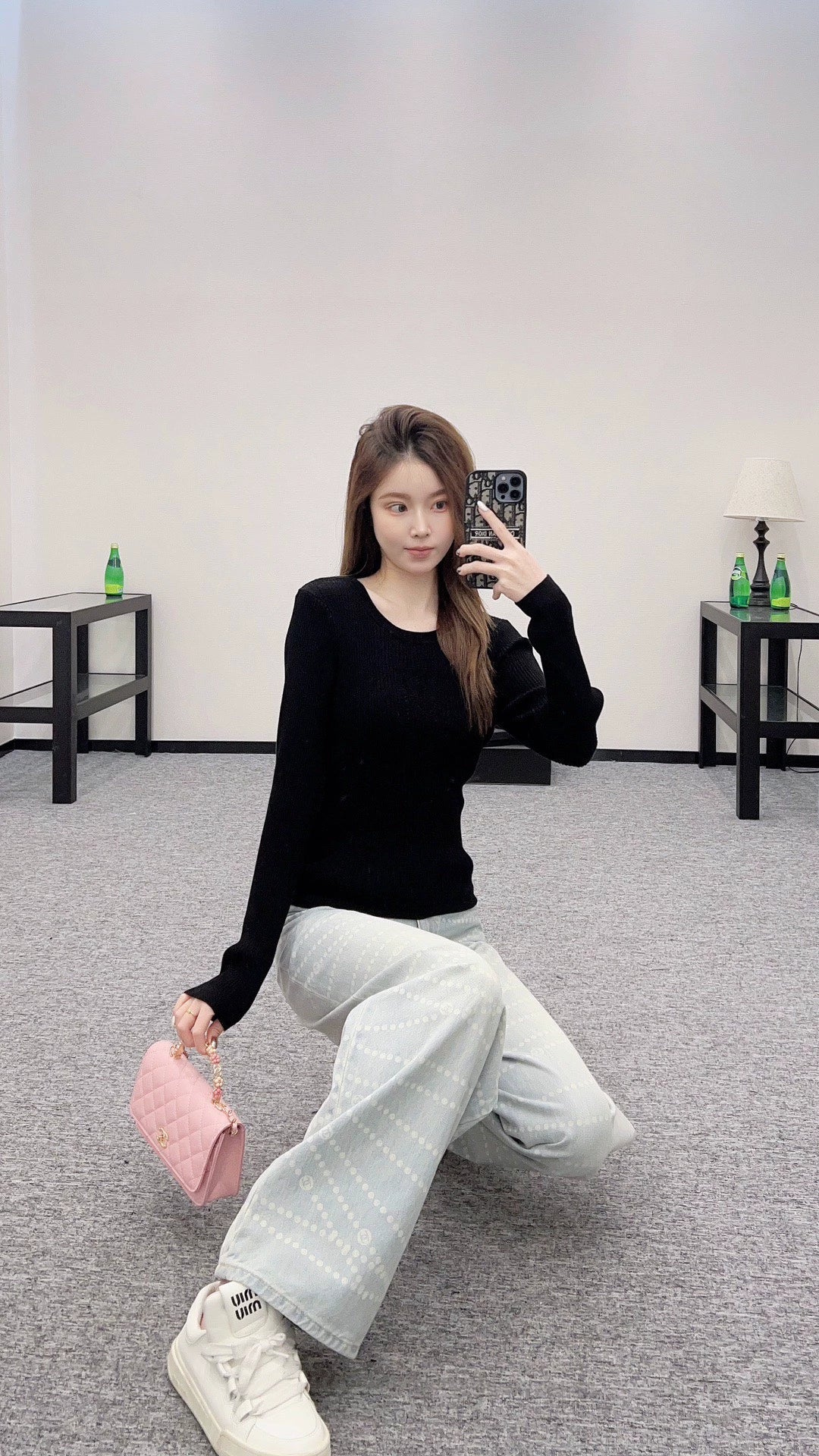 C 25 Heart knitted long sleeves