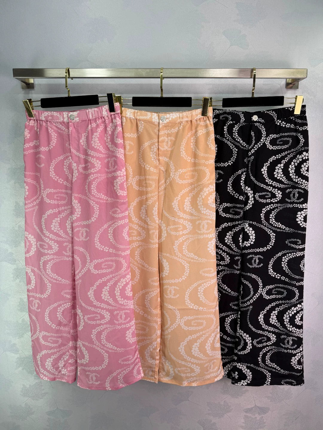 C 25 Printed wide-leg pants