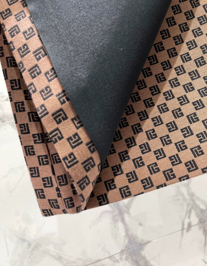 BA 25 new jacquard buckle wool skirt