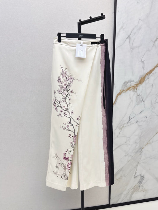 D 25 Spring and Summer New High Waist Wide Leg Pants