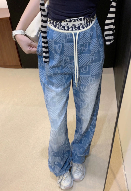 D 25 New Elastic Webbing Tencel Jeans