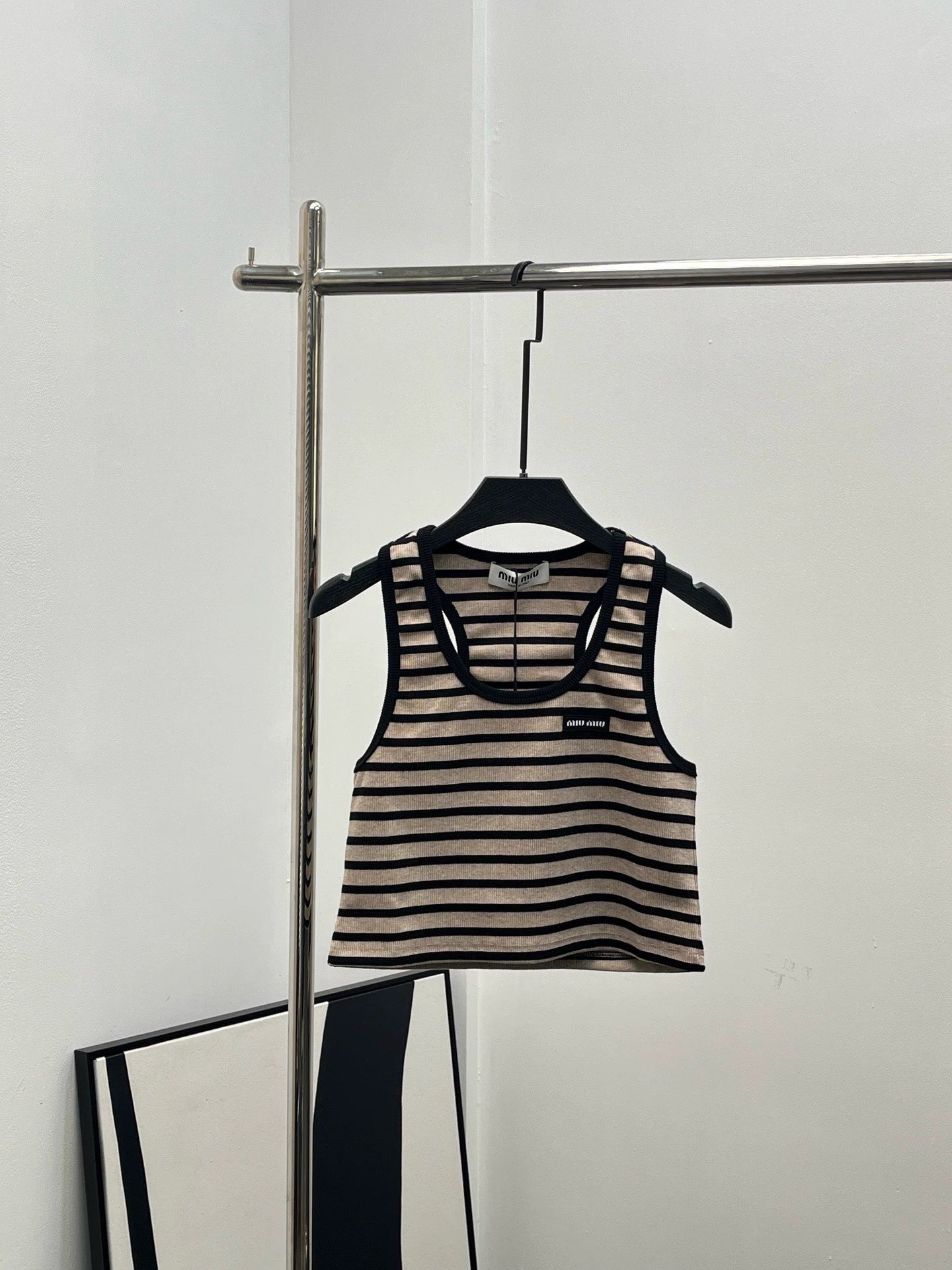 M 25 long-sleeved striped T-shirt