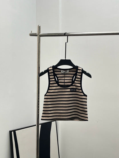 M 25 long-sleeved striped T-shirt