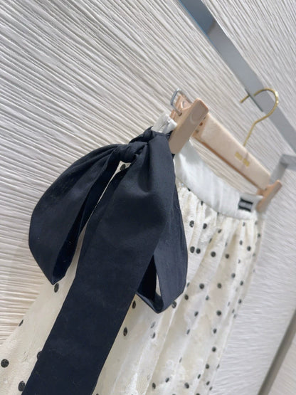 M 25 New Bow Net Yarn Half Skirt