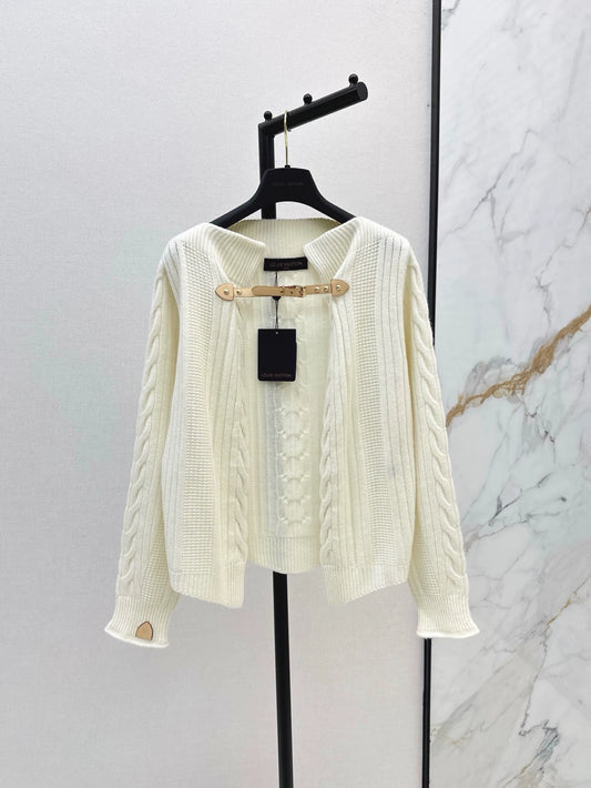 L 25 Cashmere Belted Cardigan