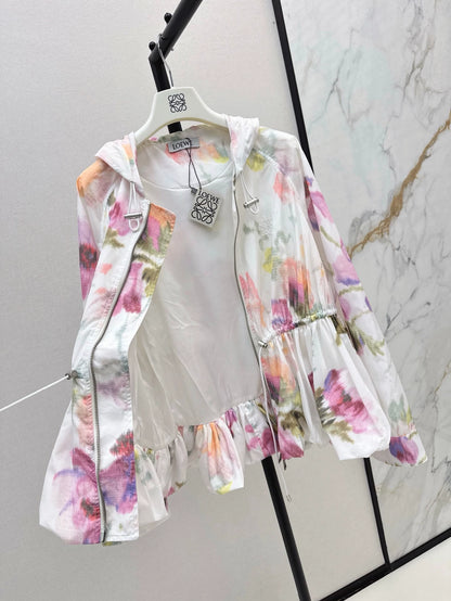 LO 25 Spring/Summer New Purple Sunscreen Hooded Lightweight Jacket