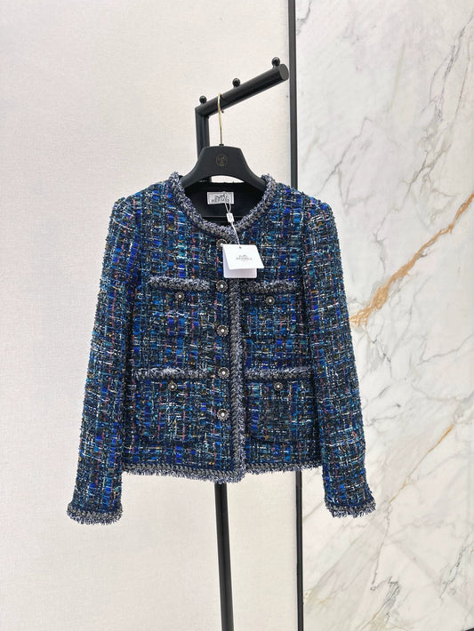 He 25 Tweed jacket with trim