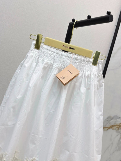 M 25 Spring/Summer New Patchwork Lace Embellished Half Skirt