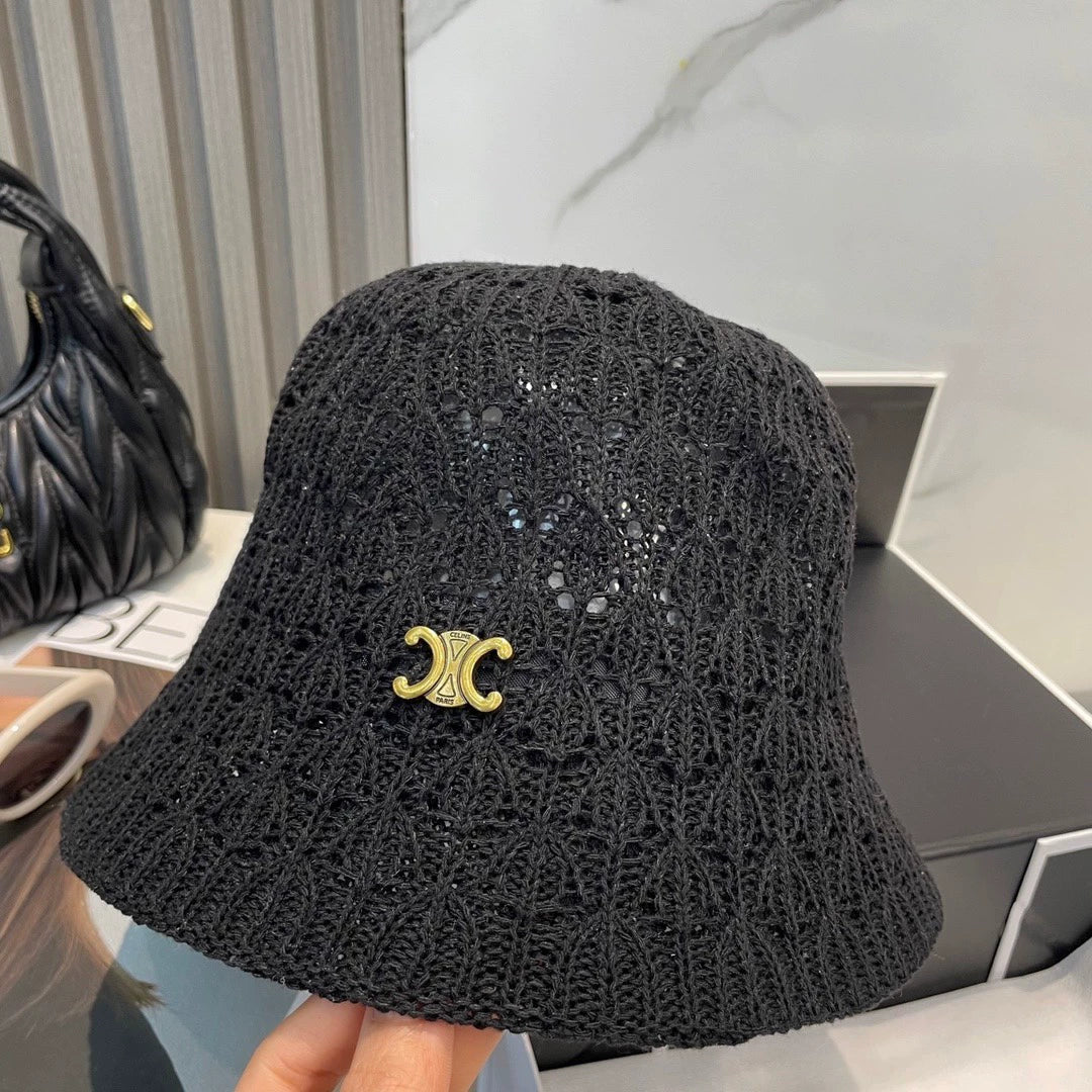 25 Summer new hollow fisherman hat