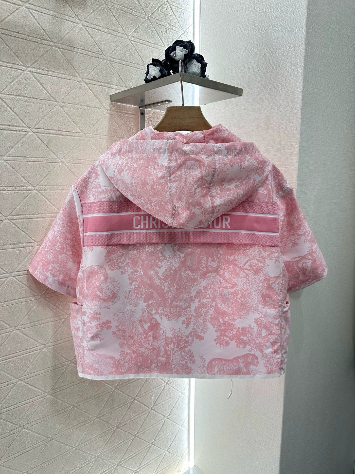 D 25 Jacquard short-sleeved jacket