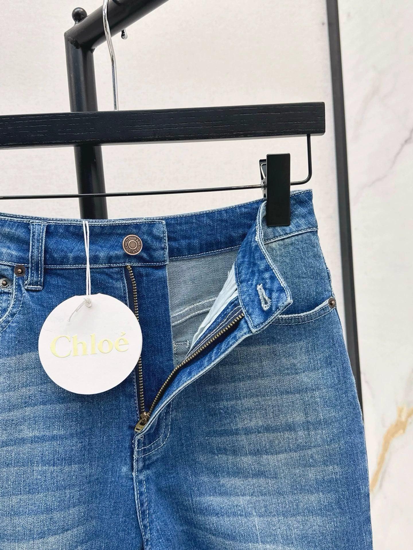 chl 25 spring and summer new Slim high waist denim pencil pants
